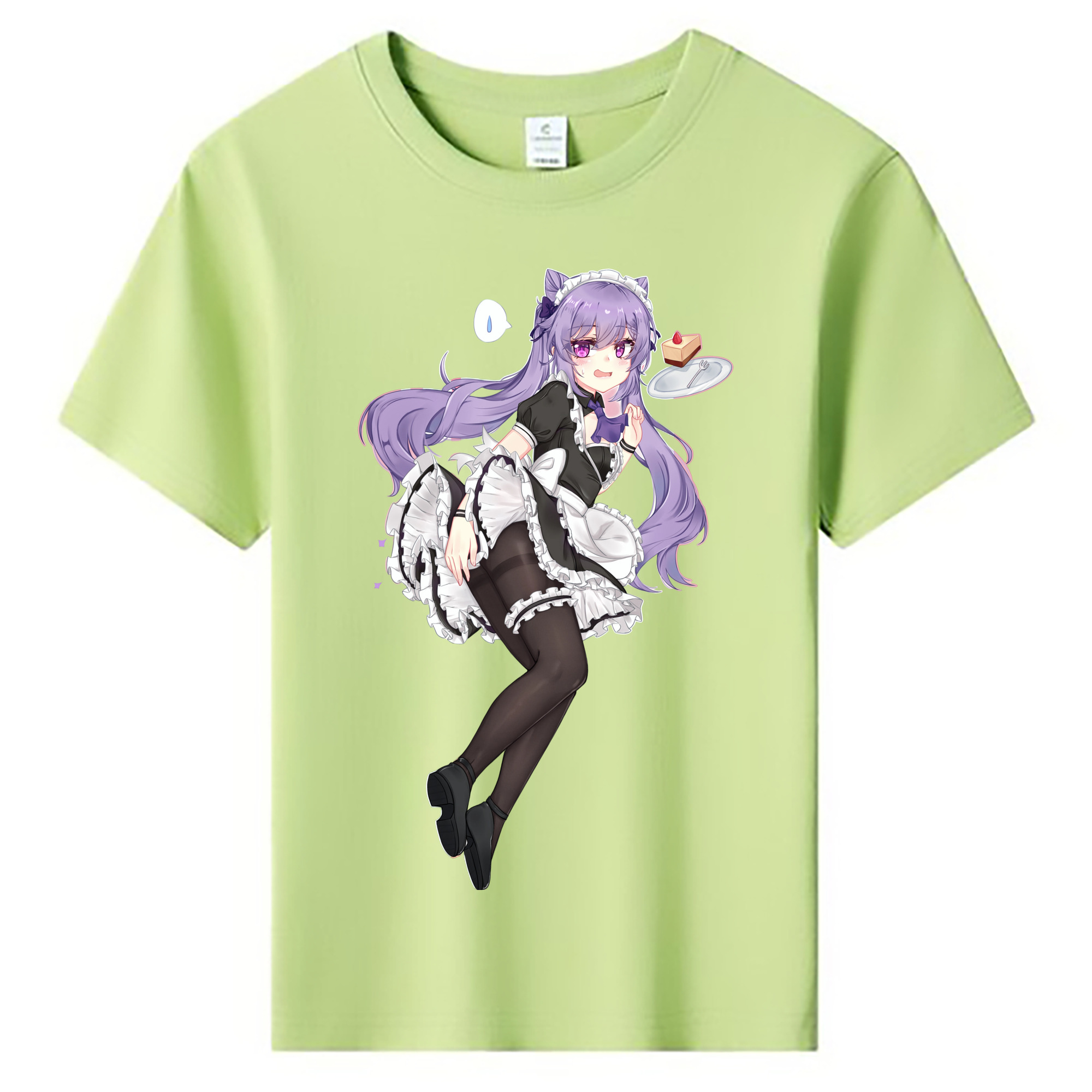 げんし神 刻晴 こくせい genshin Kokusei 綿100％キッズTシャツ（フロントプリント）